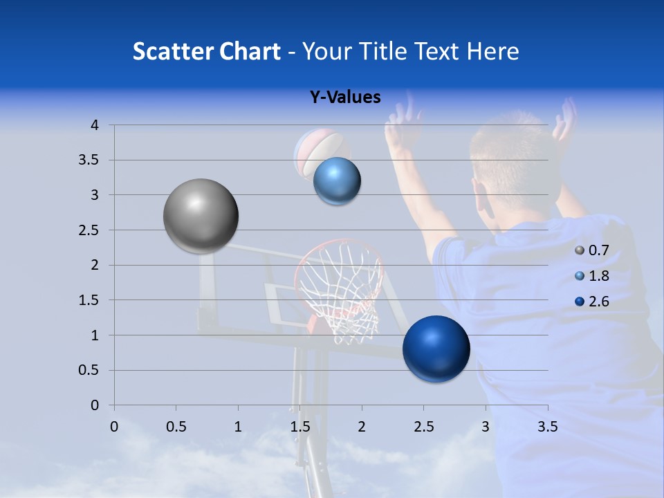 Playing Basketball PowerPoint Template