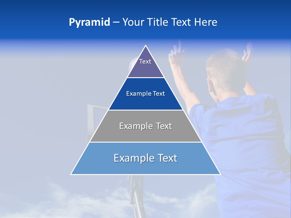 Playing Basketball PowerPoint Template