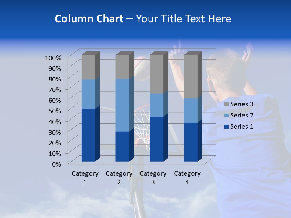 Playing Basketball PowerPoint Template