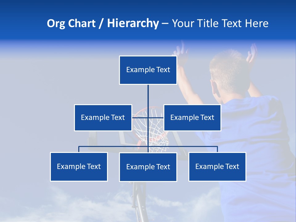Playing Basketball PowerPoint Template