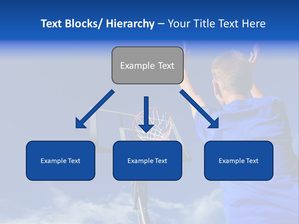 Playing Basketball PowerPoint Template