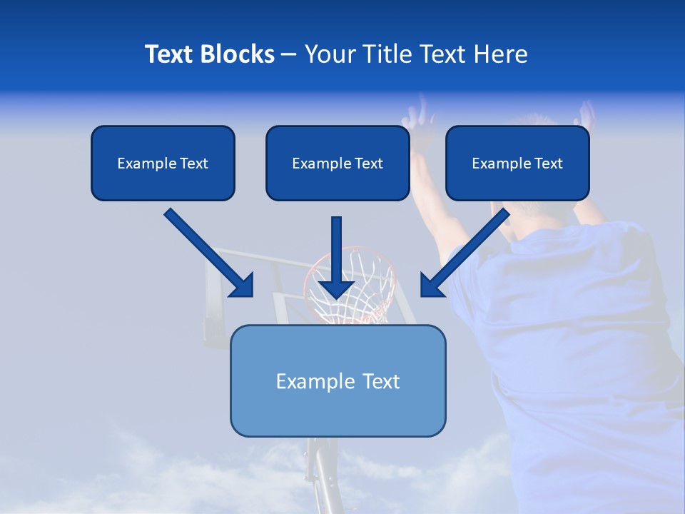 Playing Basketball PowerPoint Template