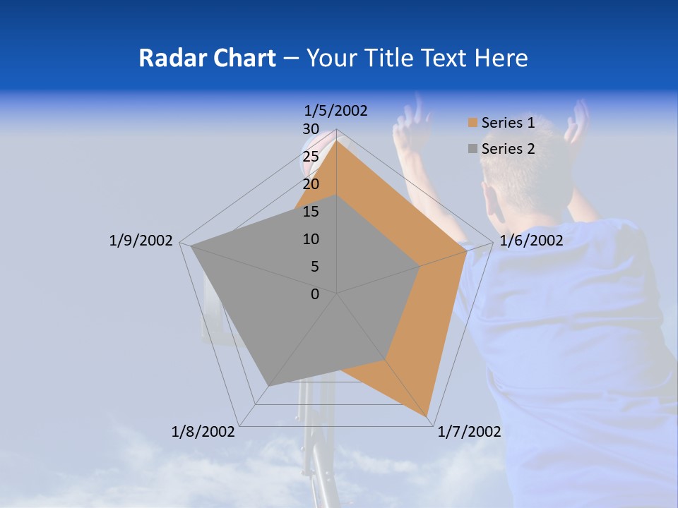 Playing Basketball PowerPoint Template