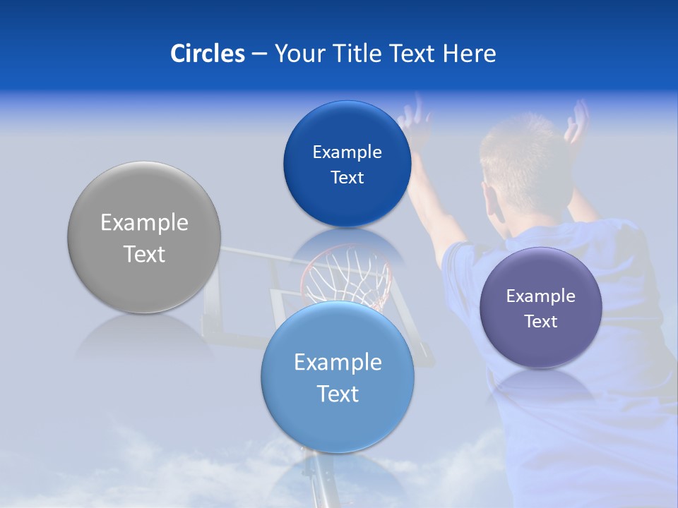 Playing Basketball PowerPoint Template