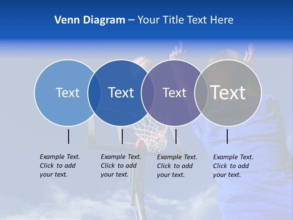 Playing Basketball PowerPoint Template