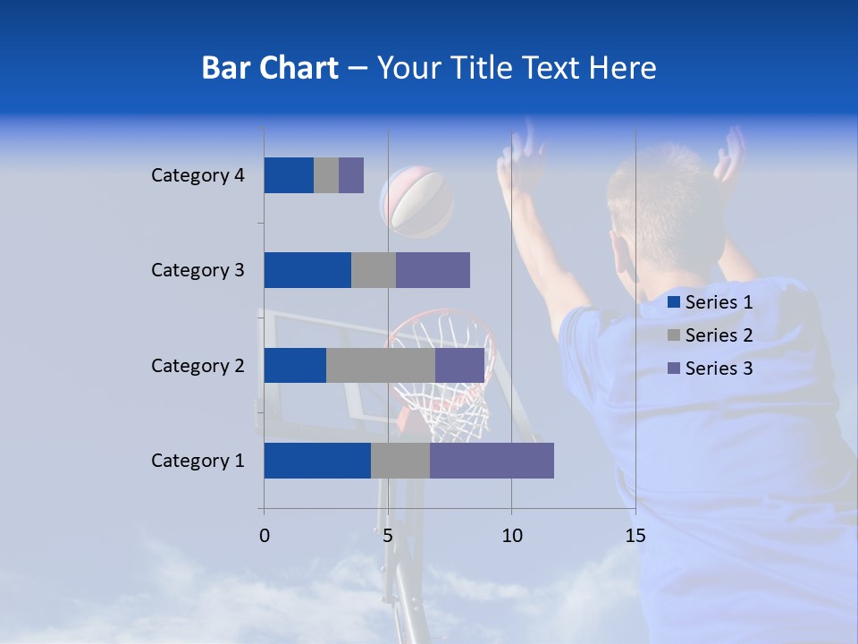 Playing Basketball PowerPoint Template