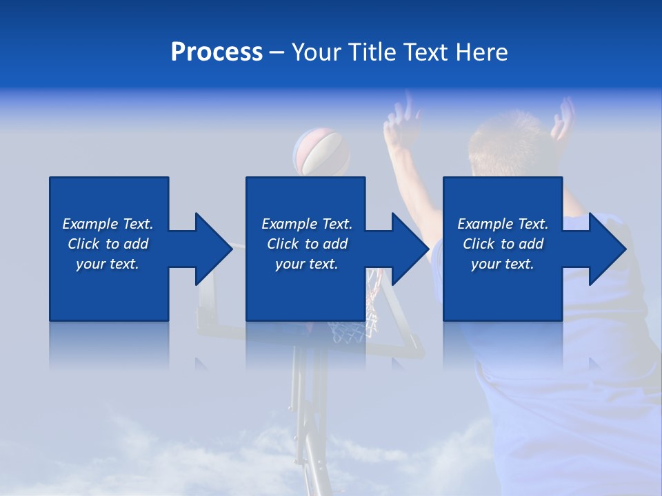 Playing Basketball PowerPoint Template