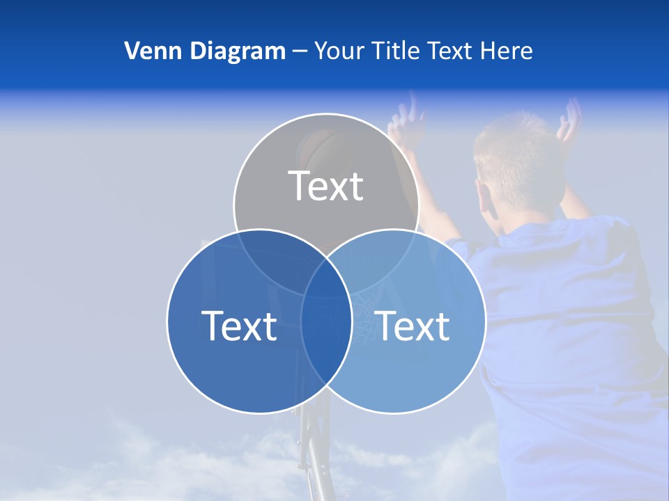Playing Basketball PowerPoint Template