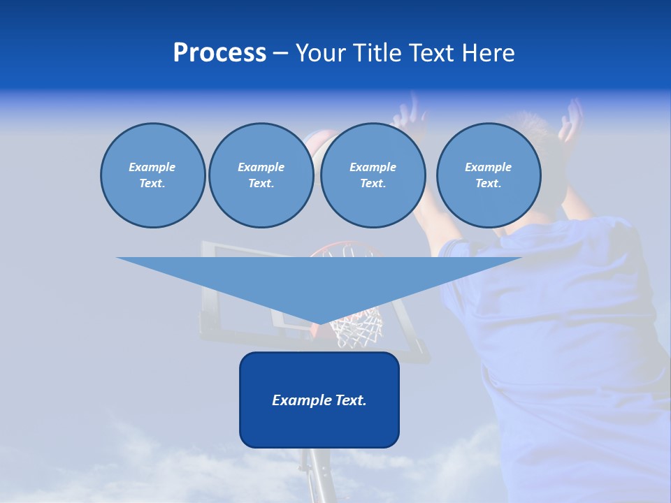 Playing Basketball PowerPoint Template