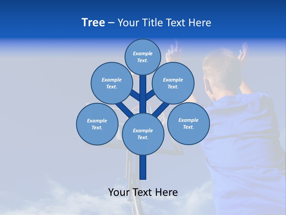 Playing Basketball PowerPoint Template