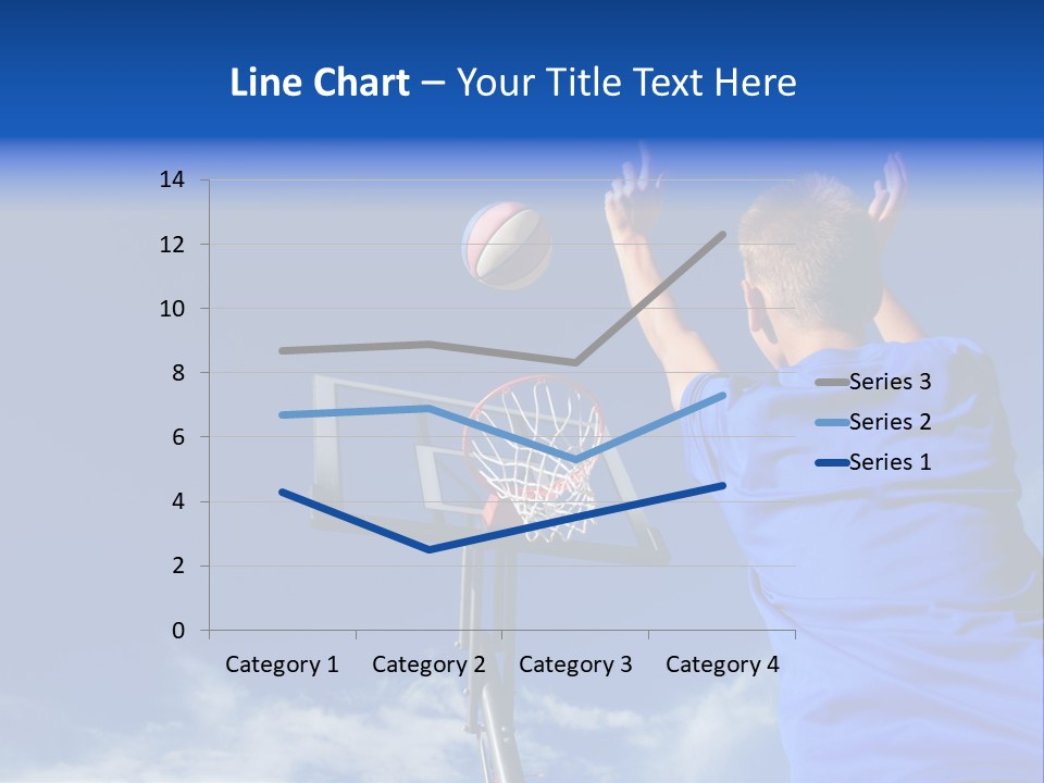 Playing Basketball PowerPoint Template