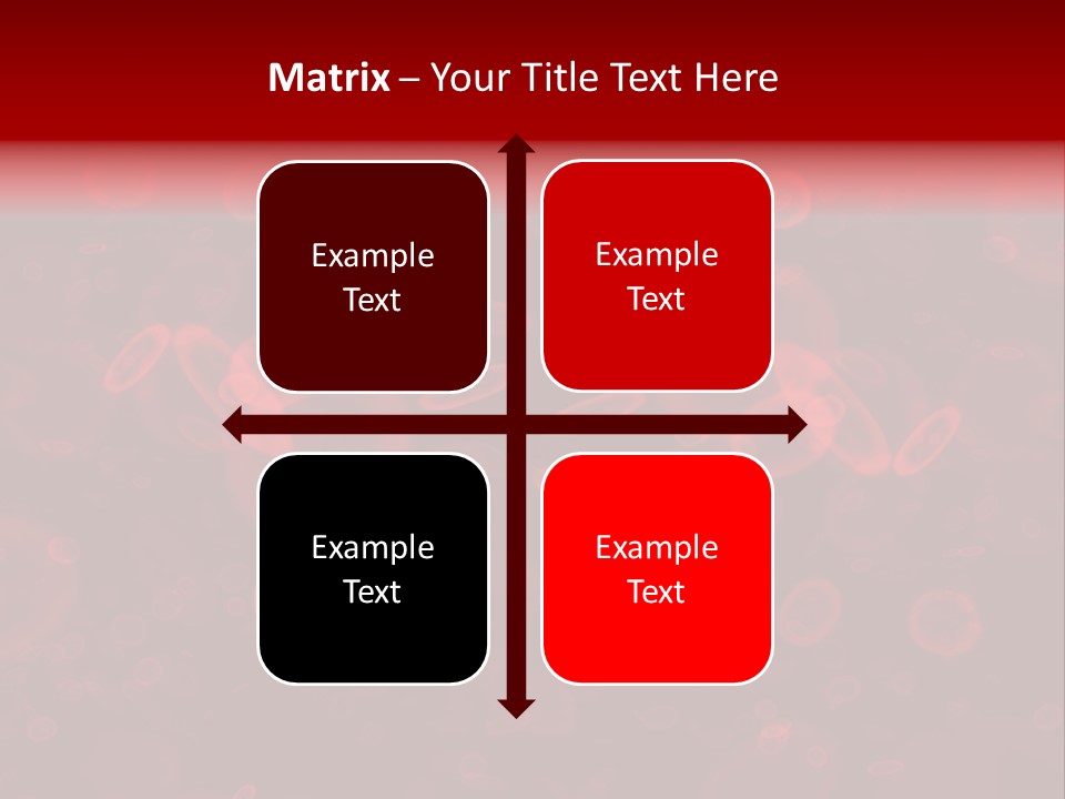 A Grouping Of Red Blood Cells PowerPoint Template