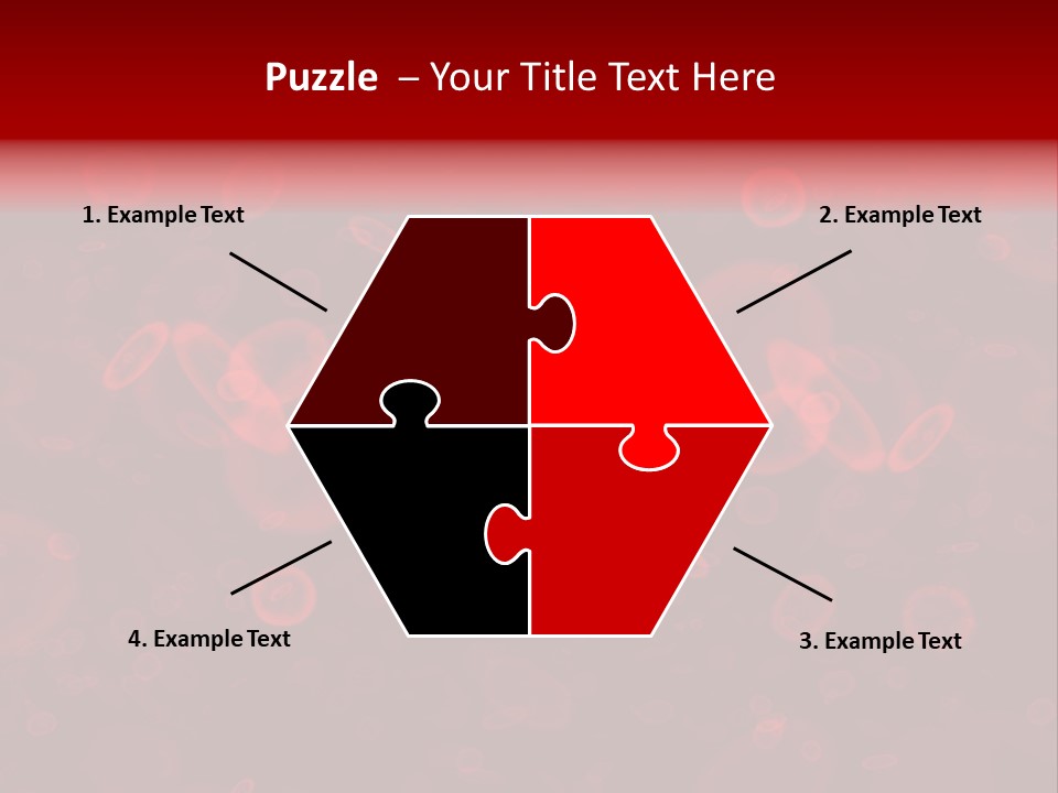 A Grouping Of Red Blood Cells PowerPoint Template