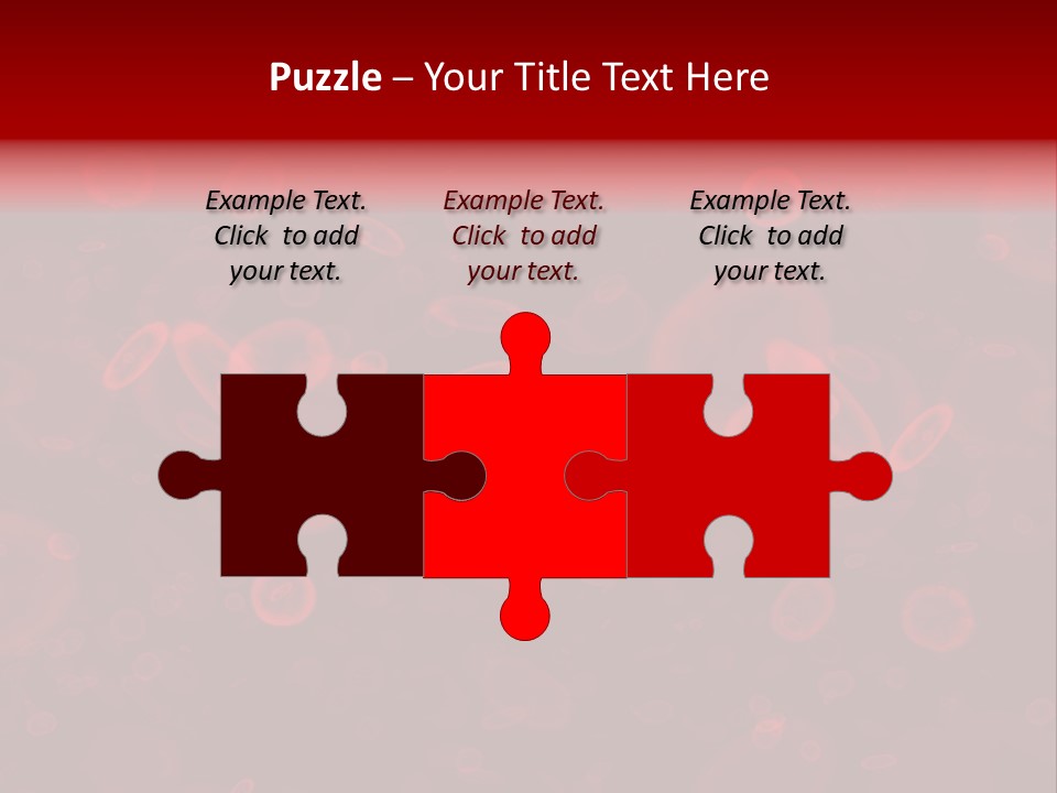 A Grouping Of Red Blood Cells PowerPoint Template