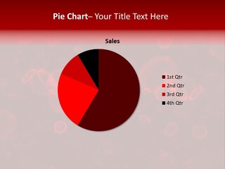 A Grouping Of Red Blood Cells PowerPoint Template