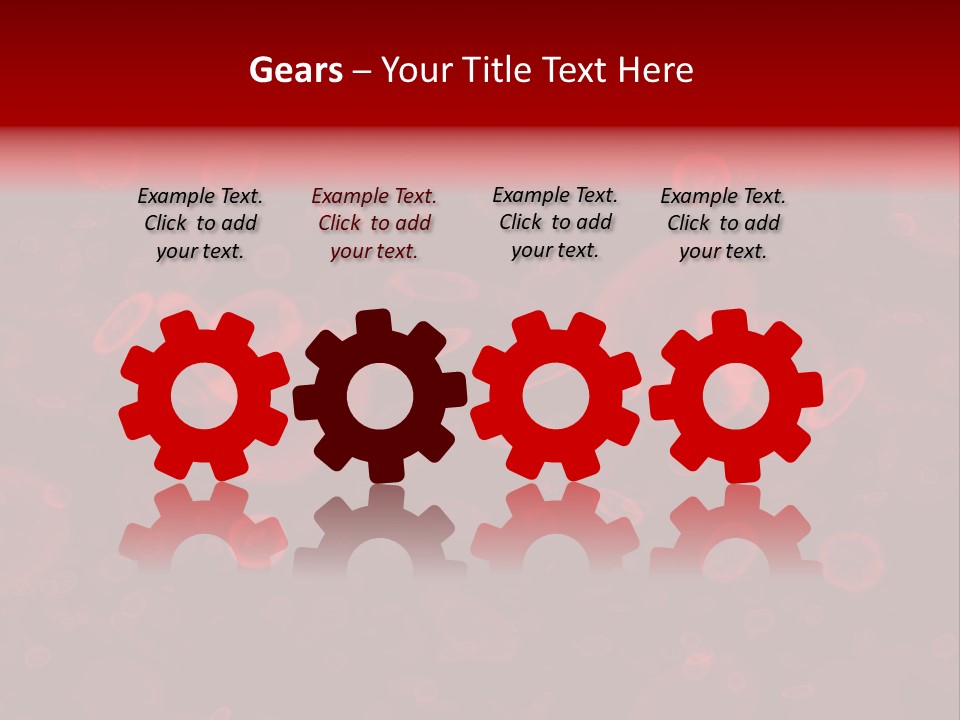 A Grouping Of Red Blood Cells PowerPoint Template
