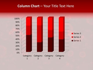 A Grouping Of Red Blood Cells PowerPoint Template