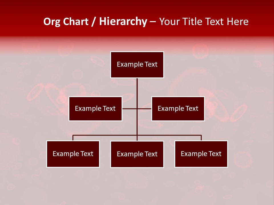 A Grouping Of Red Blood Cells PowerPoint Template