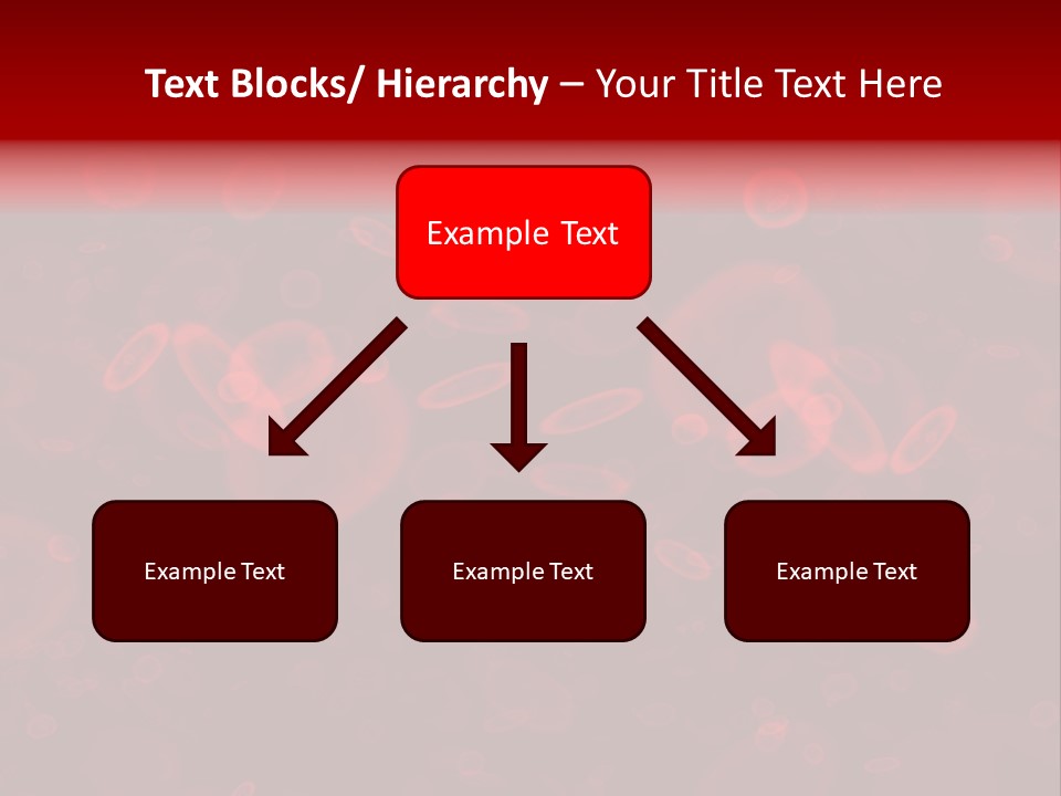 A Grouping Of Red Blood Cells PowerPoint Template