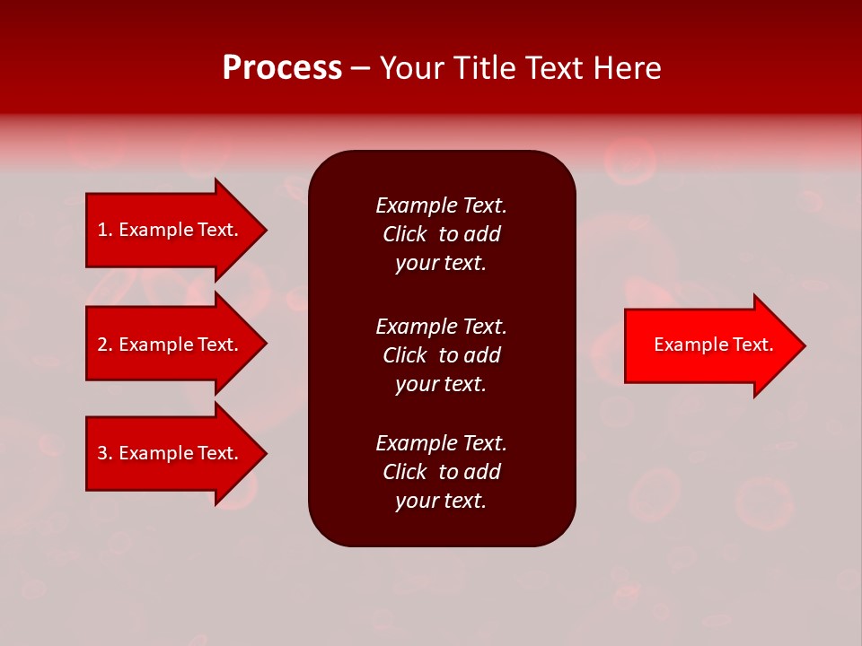 A Grouping Of Red Blood Cells PowerPoint Template