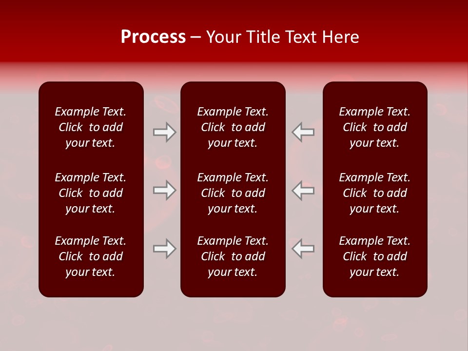 A Grouping Of Red Blood Cells PowerPoint Template