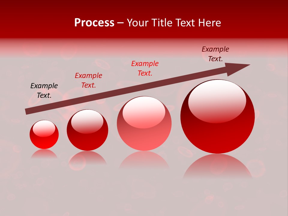 A Grouping Of Red Blood Cells PowerPoint Template