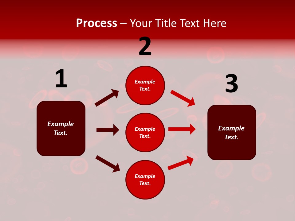 A Grouping Of Red Blood Cells PowerPoint Template