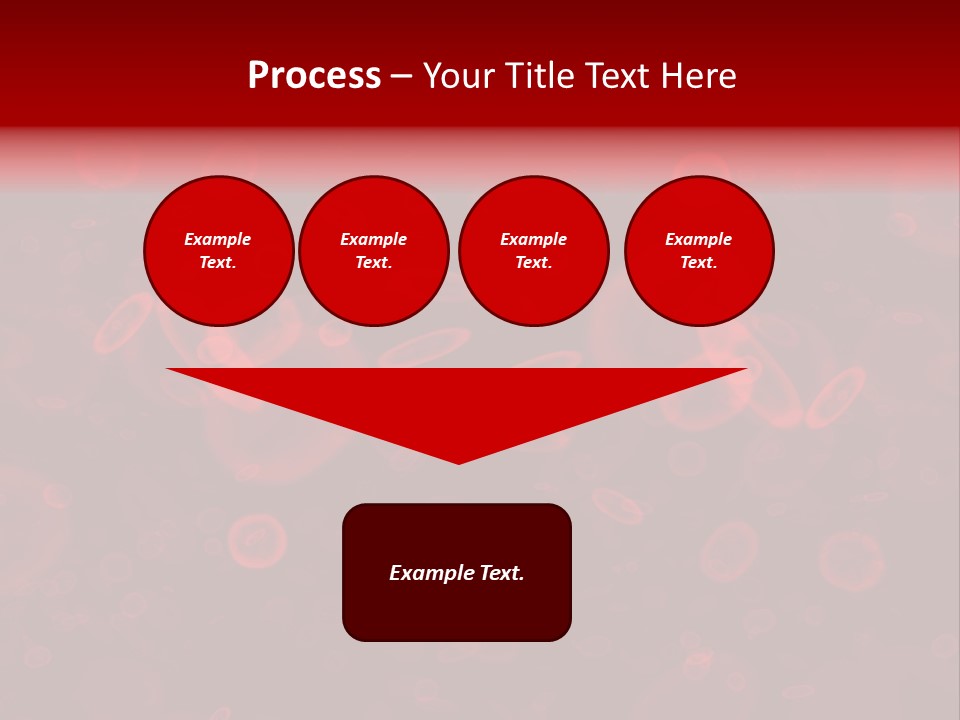 A Grouping Of Red Blood Cells PowerPoint Template