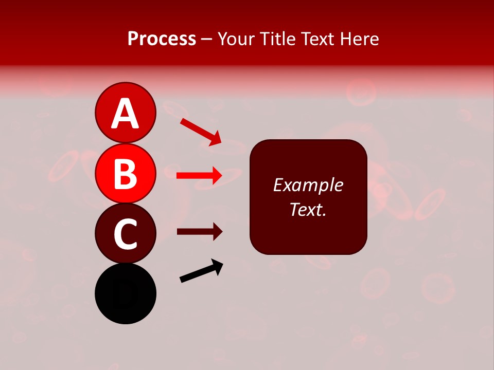 A Grouping Of Red Blood Cells PowerPoint Template