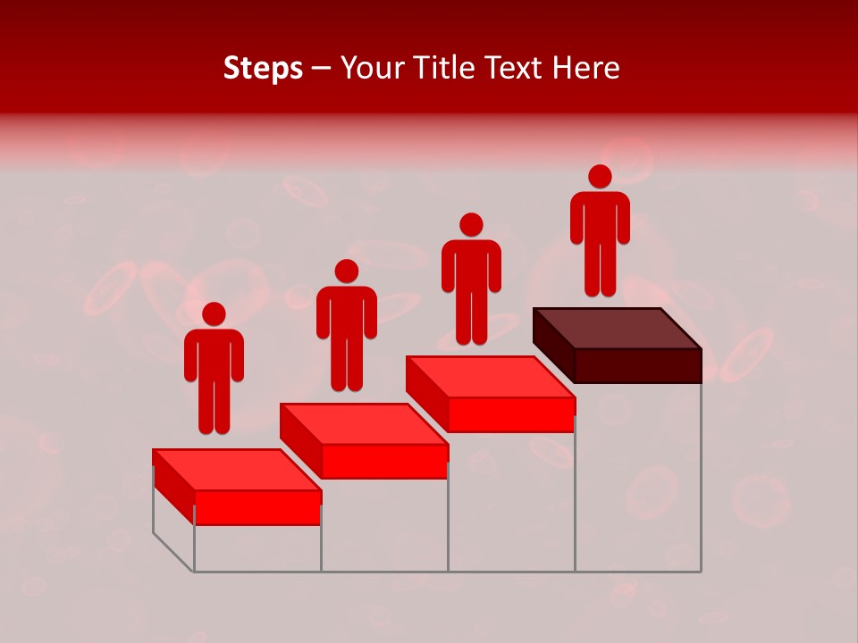 A Grouping Of Red Blood Cells PowerPoint Template