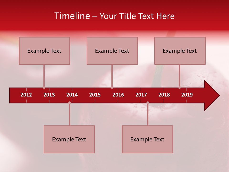 Ripe Cherries PowerPoint Template