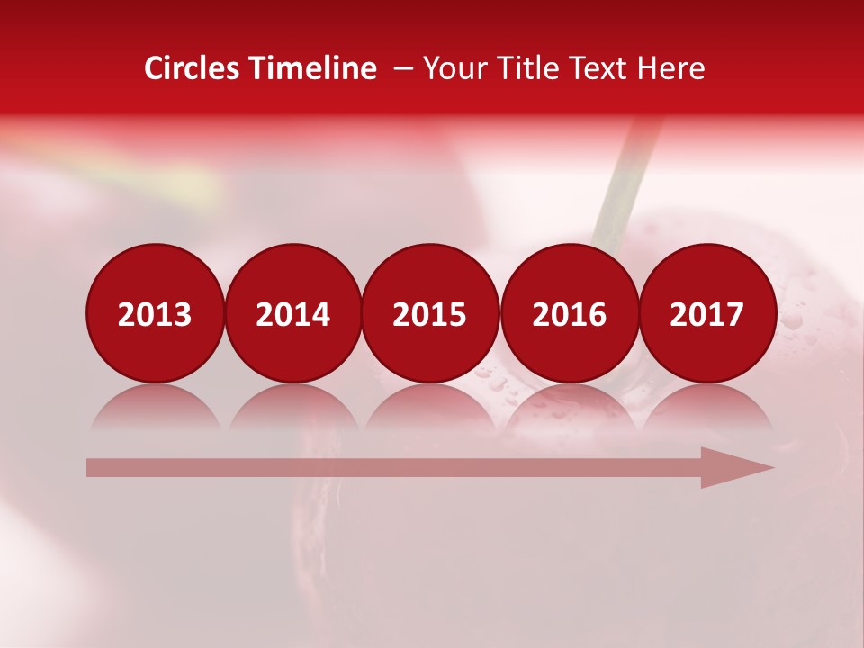 Ripe Cherries PowerPoint Template