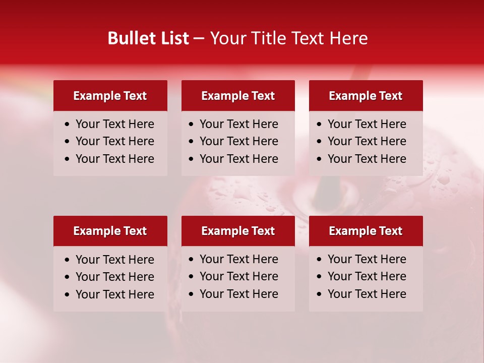 Ripe Cherries PowerPoint Template