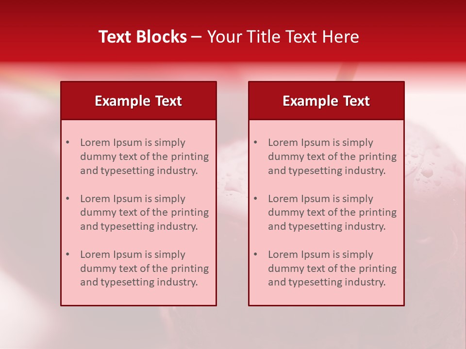 Ripe Cherries PowerPoint Template