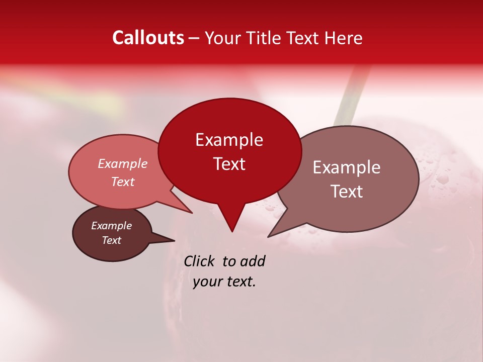 Ripe Cherries PowerPoint Template