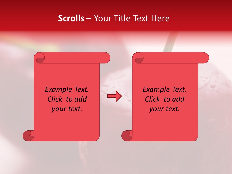 Ripe Cherries PowerPoint Template