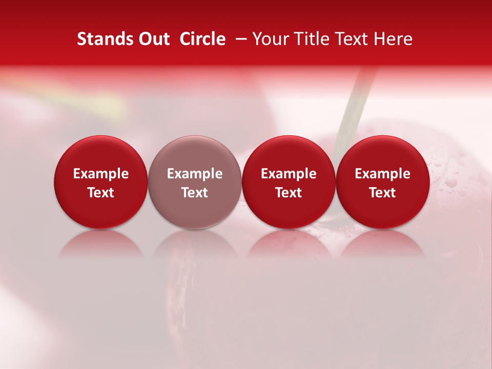 Ripe Cherries PowerPoint Template
