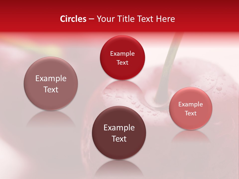 Ripe Cherries PowerPoint Template