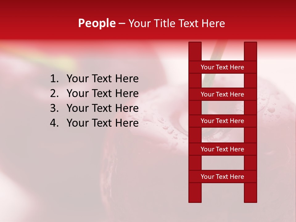 Ripe Cherries PowerPoint Template