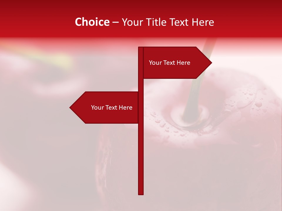 Ripe Cherries PowerPoint Template