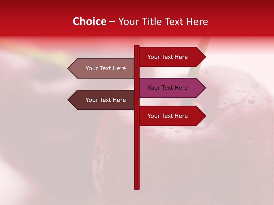 Ripe Cherries PowerPoint Template