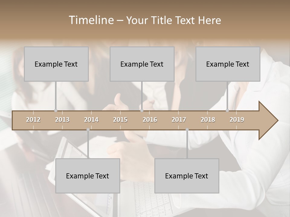 Blind Woman Traveling With White Cane PowerPoint Template
