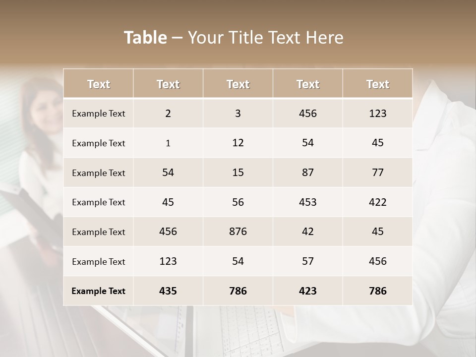 Blind Woman Traveling With White Cane PowerPoint Template