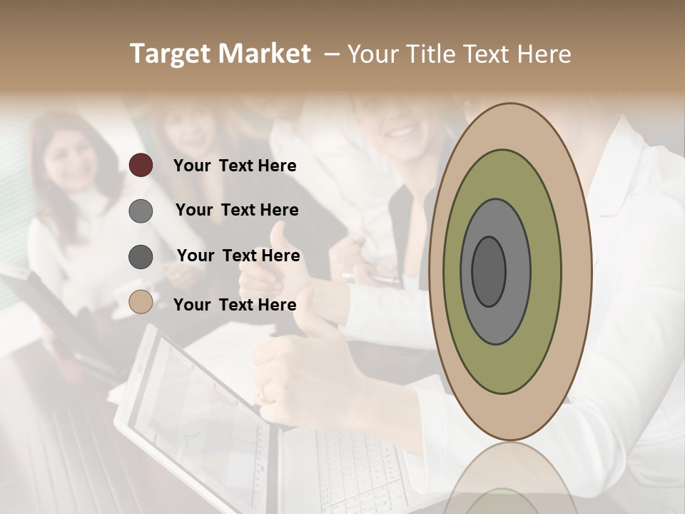 Blind Woman Traveling With White Cane PowerPoint Template