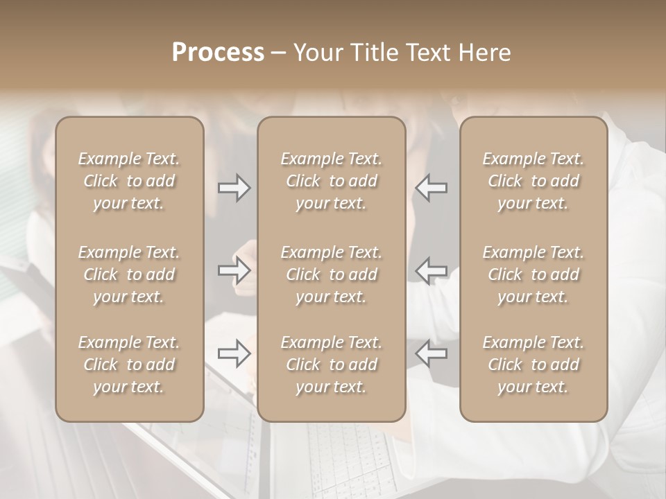 Blind Woman Traveling With White Cane PowerPoint Template