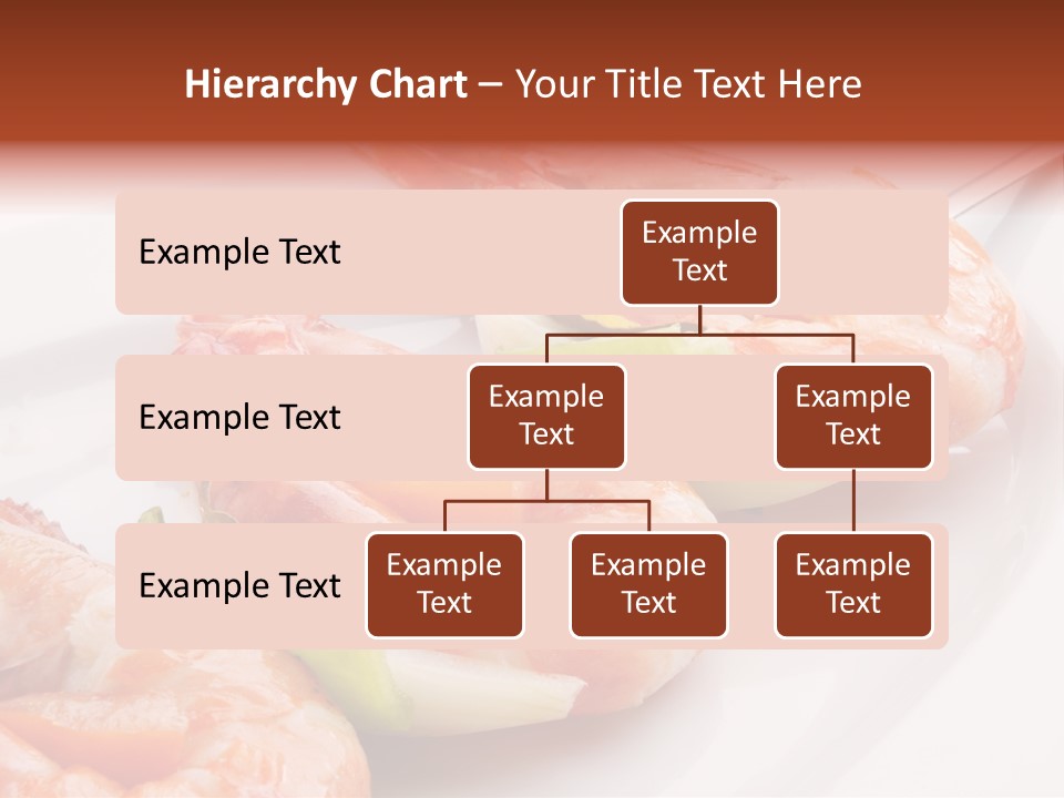 A White Plate Topped With Shrimp And Vegetables PowerPoint Template