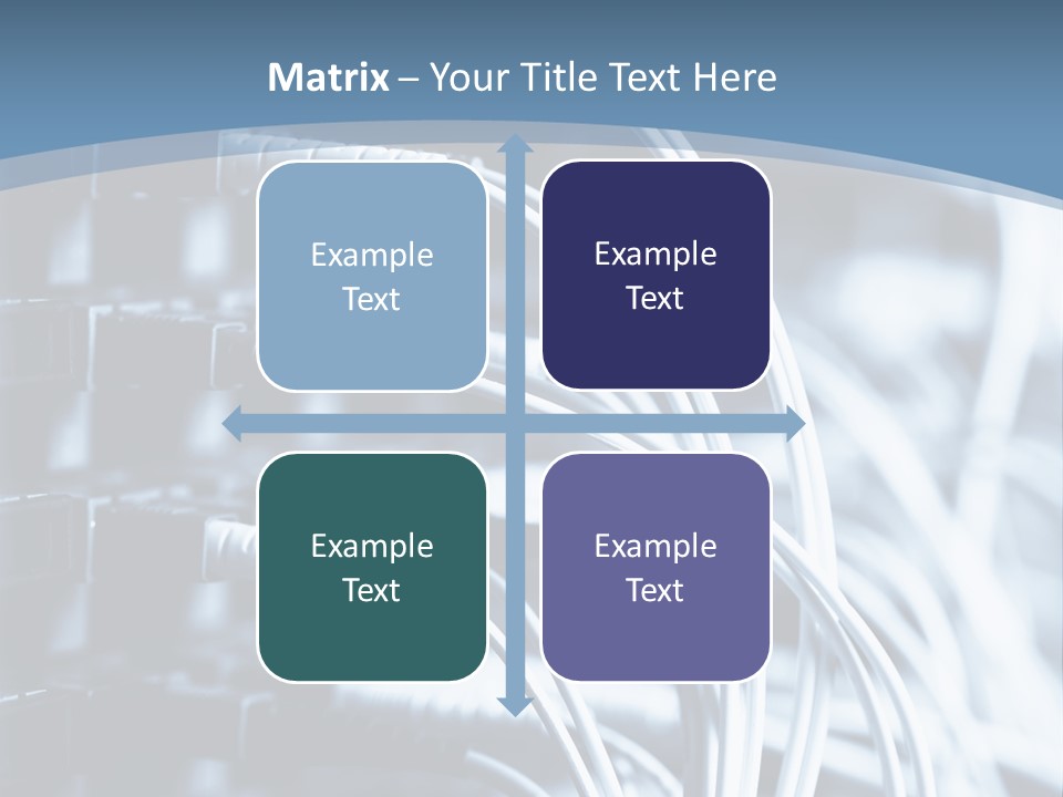 A Powerpoint Presentation With Wires And Wires PowerPoint Template