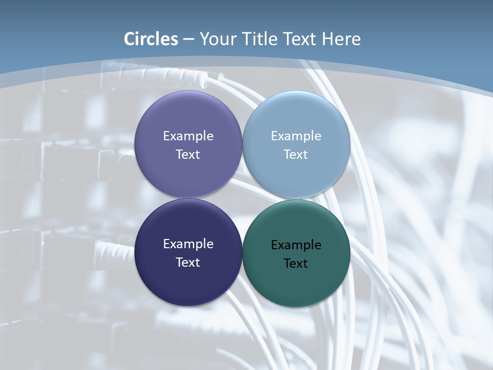 A Powerpoint Presentation With Wires And Wires PowerPoint Template