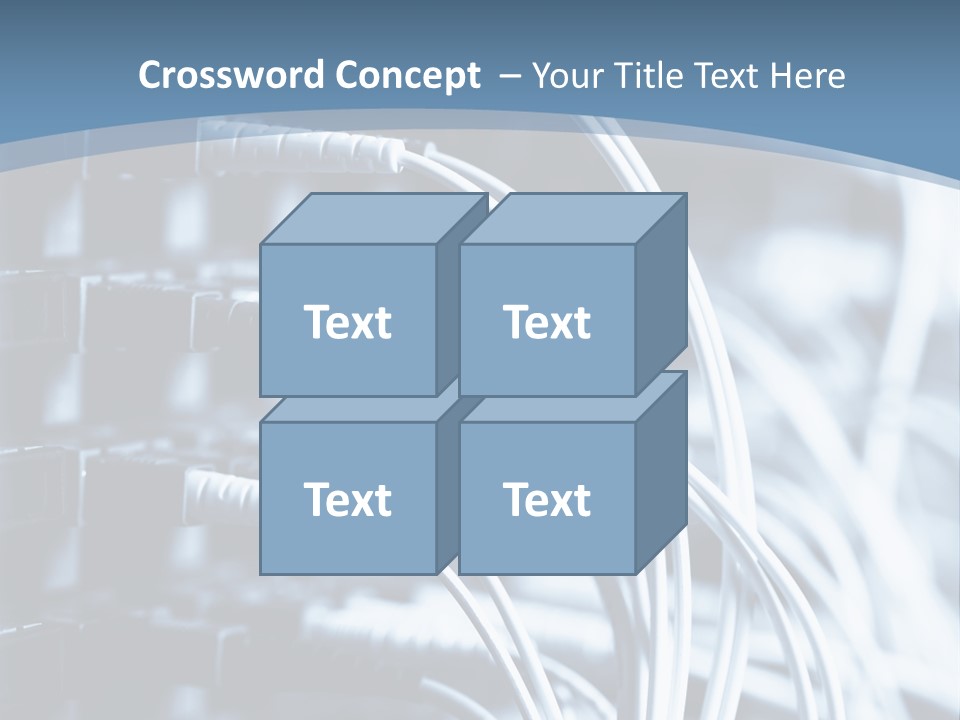 A Powerpoint Presentation With Wires And Wires PowerPoint Template