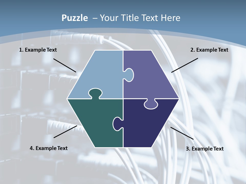 A Powerpoint Presentation With Wires And Wires PowerPoint Template